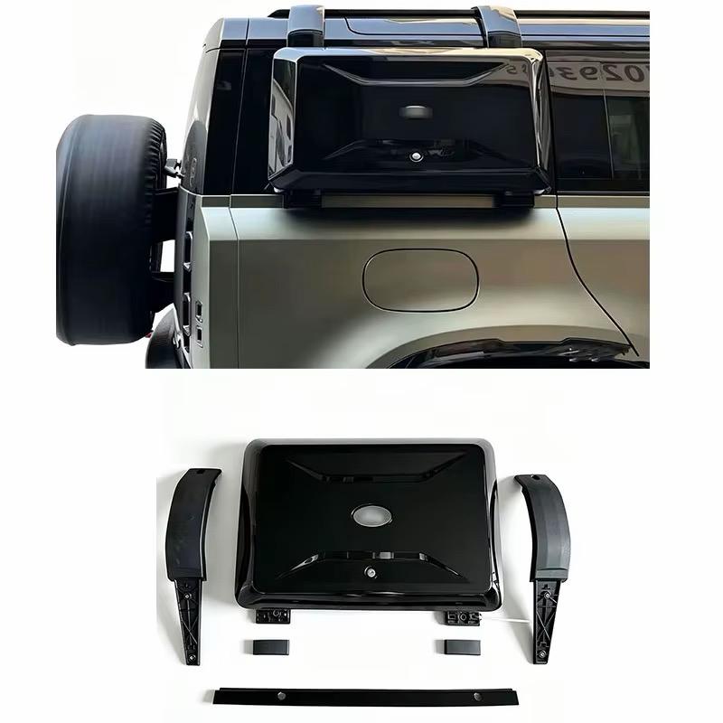 Glossy Black Side Storage Box for Land Rover Defender 90/110/130 – 2020–2026