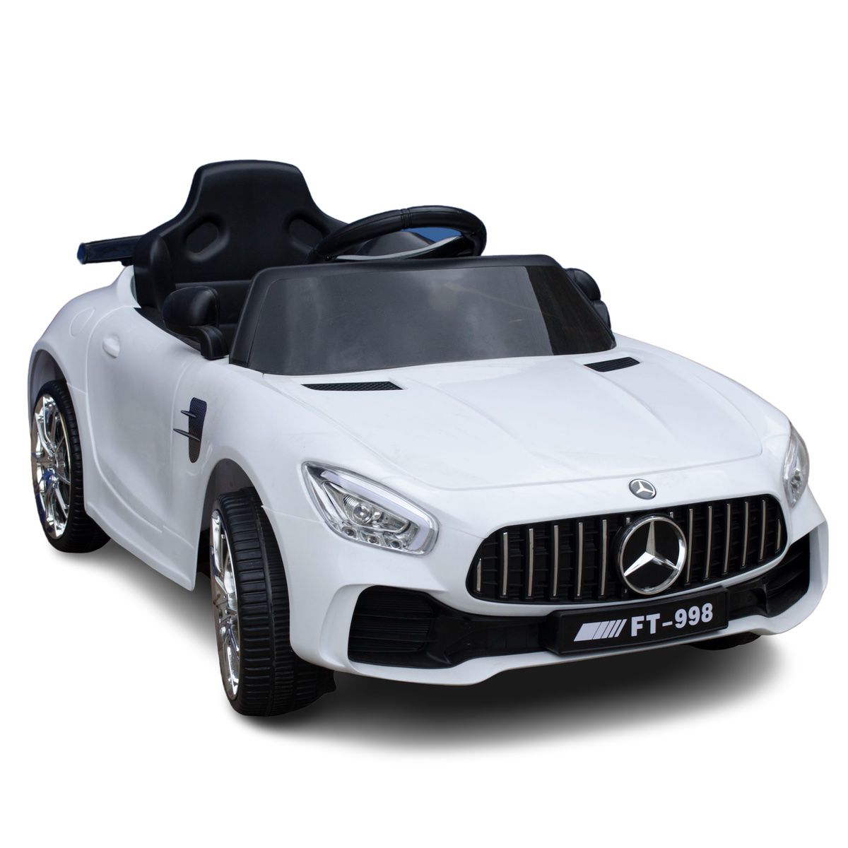 Mercedes Kids Electric Ride on Cars Ride on Vehicle Toy Car – White