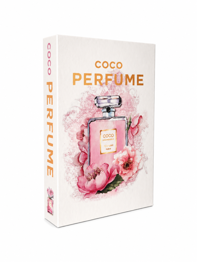 Coco Chanel Perfume Storage Box Decor Book