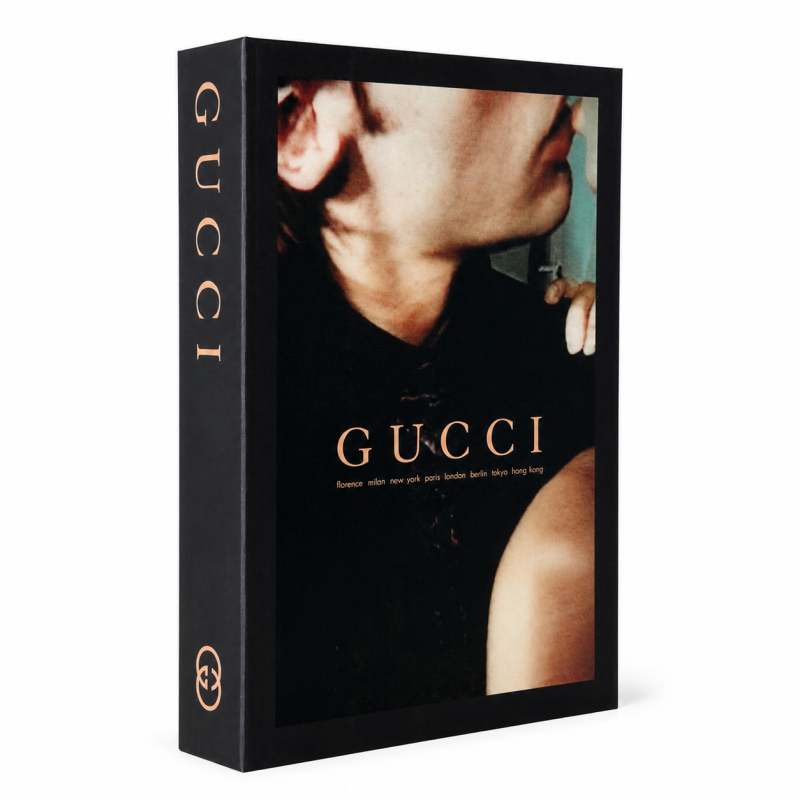 Gucci Designer Decor Book Thick Volume Box Type Black