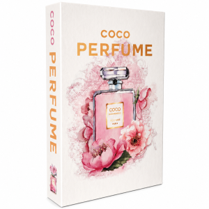 Coco Chanel Perfume Storage Box Decor Book